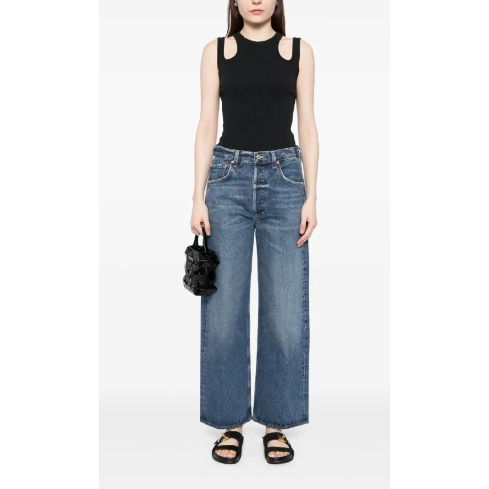 Citizens of Humanity Ayla Baggy Jeans Blue Medium Wash Wide Leg Denim Size 23